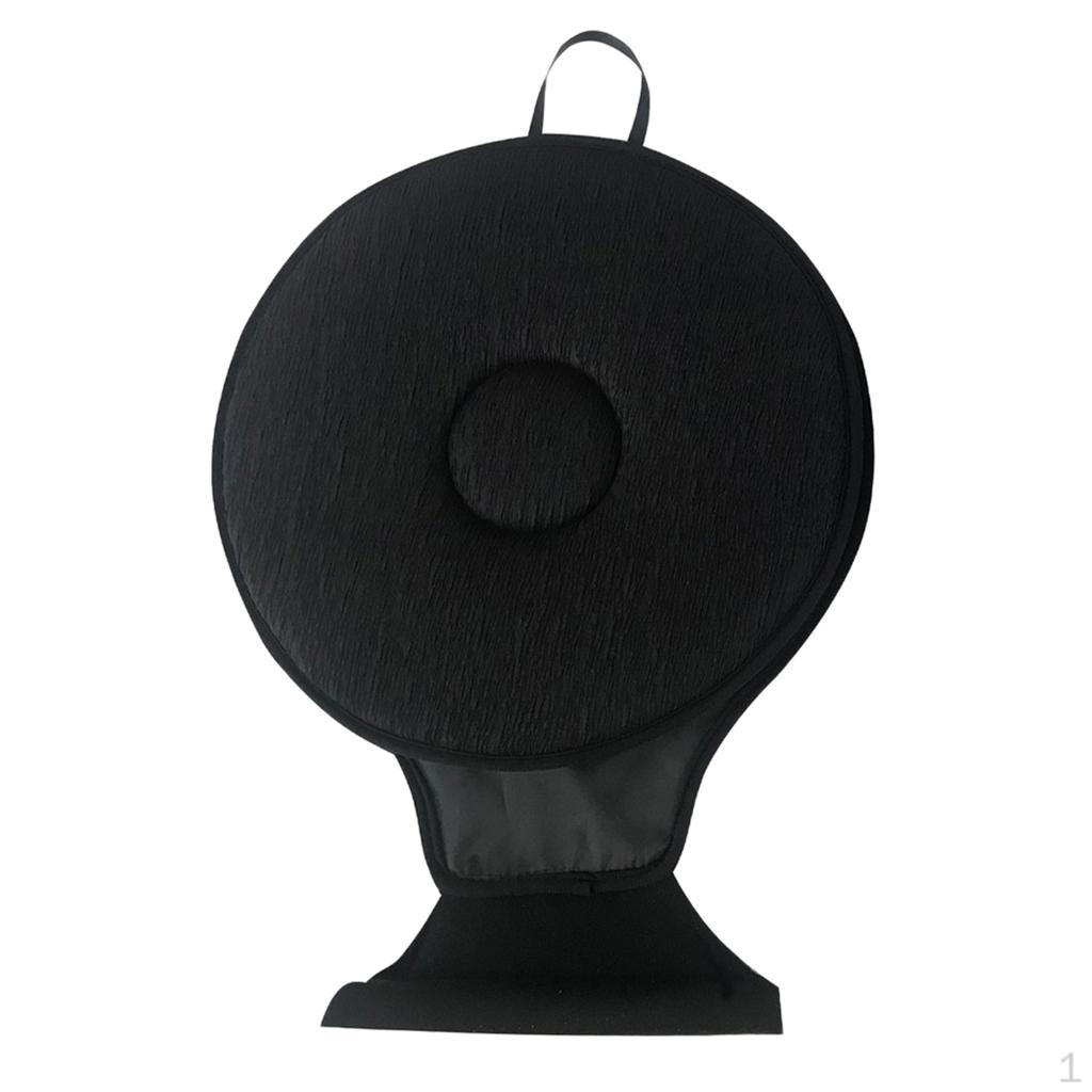 Degree 360 Rotation Lightweight Portable Auto Swivel Cushion Seat For Wheelchairs Chairs Easy Black 1260₽