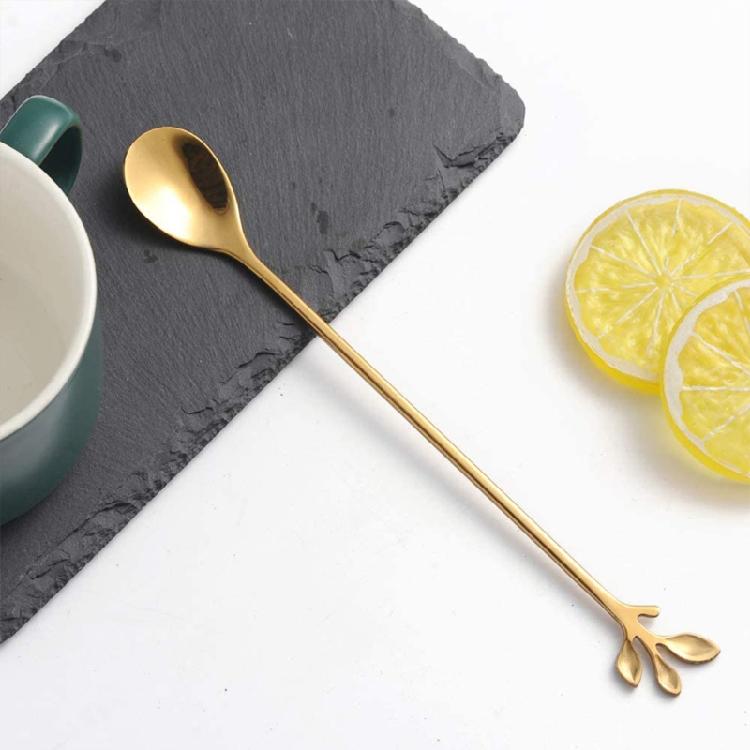 6 Pack Tableware Dessert Spoons Stirring Spoon for Kitchen Stirring Mixing Sugar