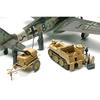 Tamiya 1/48 Military Miniature Series No.33 German Army Aircraft Power Vehicle Kettenkrad Towing Set Plastic Model 32533