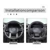 Matte Black Interior Steering Wheel Button Frame Trim For Toyota Tundra -24