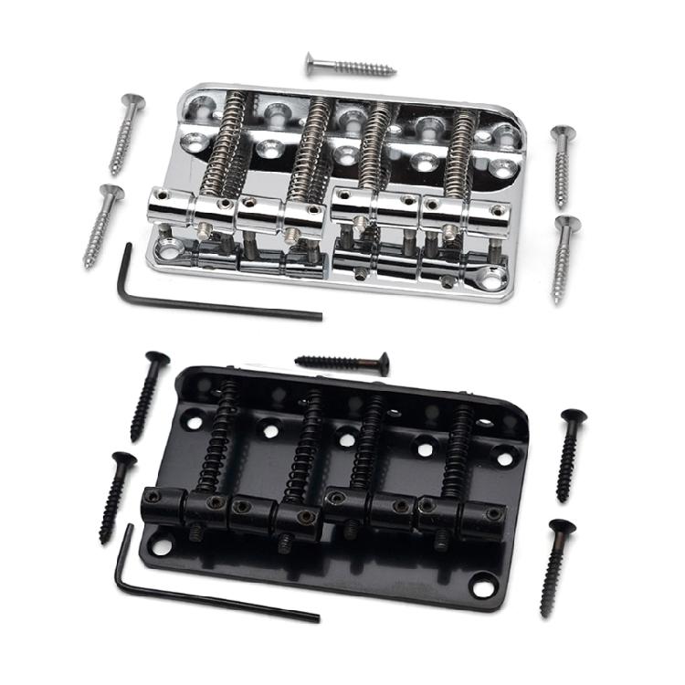 4 String Bass Bridge Assembly, 4 String Bass Bridge for 4 Strings Electric Bass