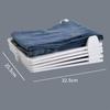 Clothing Organizer Foldable Storage Shelf For Home Wardrobe With Layered Design