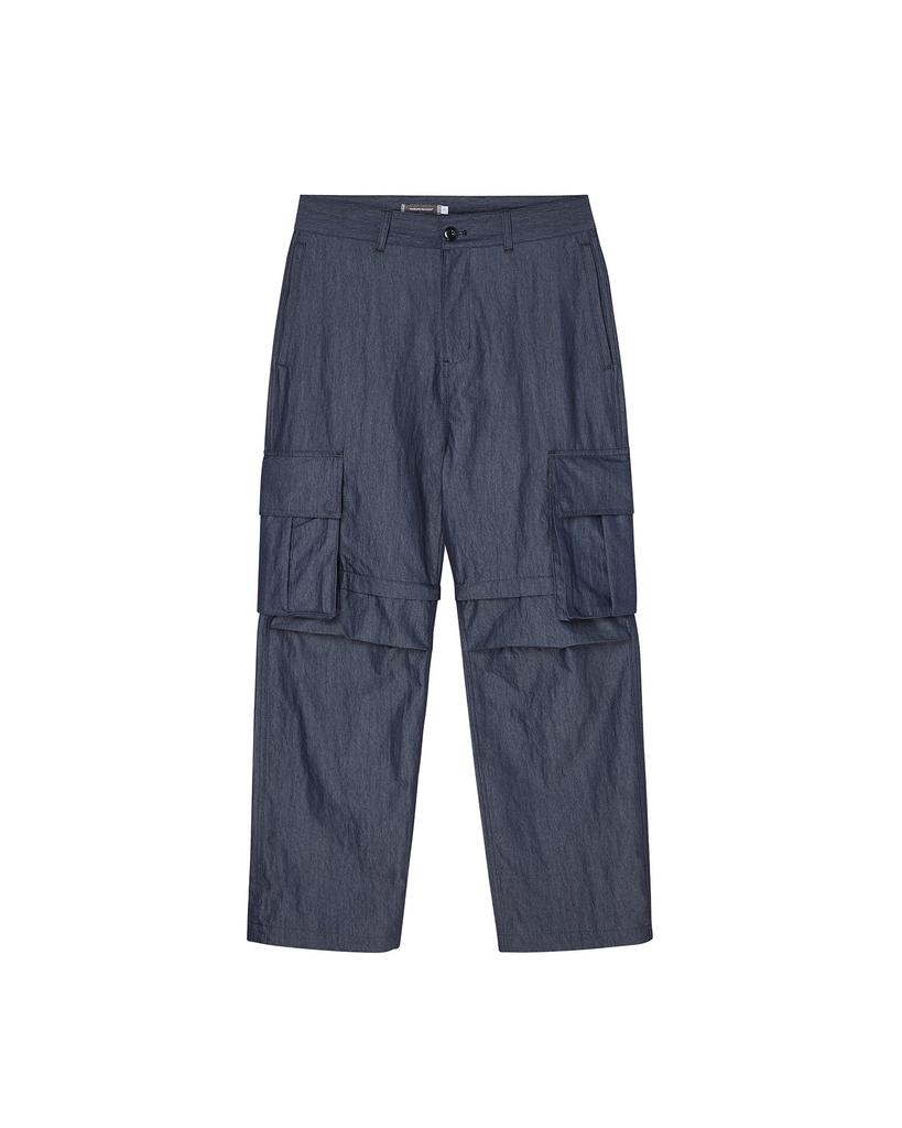 WORTHWHILE MOVEMENT Detachable Cargo Pants (Dark Blue)