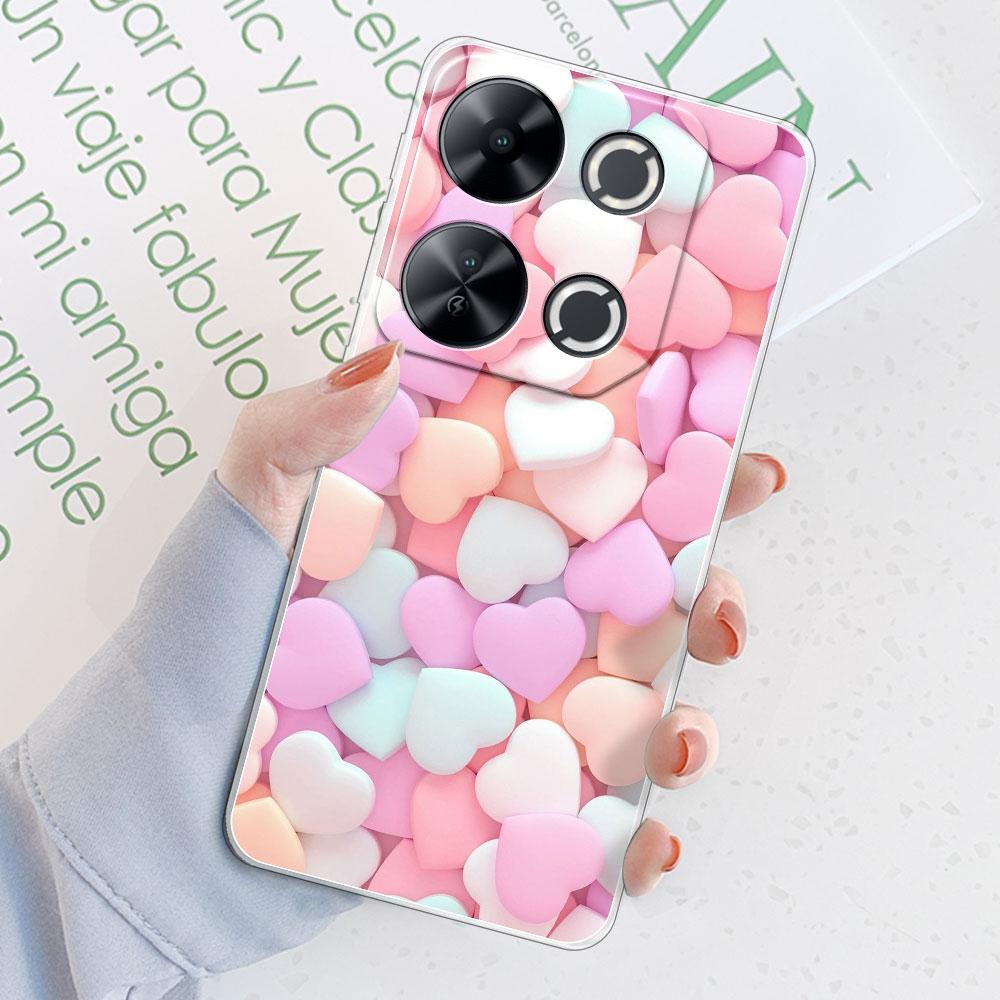 For Itel P65 Case Back Cover For Itel P65 P671L 2024 Shockproof Clear Soft Silicone Phone Case for ITEL P65 P 65 ITELP65 Coque