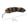 Key-Chain Bags Charm Keys Holder Couple Keyrings for Backpack Car Decoration Large Furry Tail Key Rings Pendant