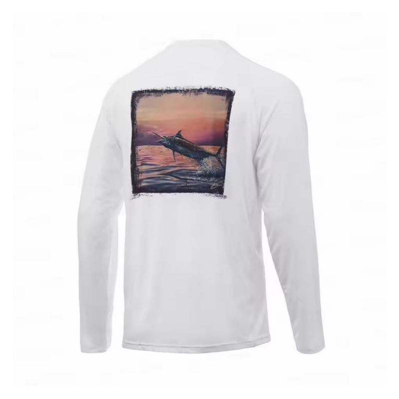 HUK Fishing Shirt UV Protection Men's Quick-drying Suit Sun UPF50