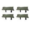 4pcs Flood Water Barrier Sand Bags Thickened Flood Prevention Sandbags for Flood Control 600D Oxford Cloth Canvas Green