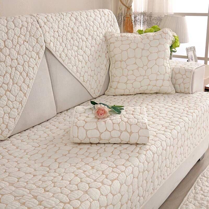 Double Sided Sofa Cushion All Seasons Universal Fabric Living Room Simple Modern Cushion Summer Combination Sofa Cover Scarf