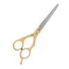 Professional Hair Cutting Scissors Barber Shears Family Salon Flat Tooth Hairdressing Tool Gold