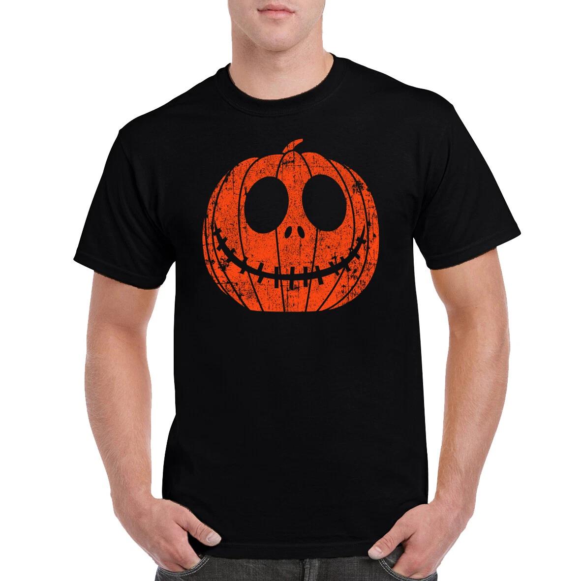 Halloween Smiling Pumpkin T-Shirt Gift L