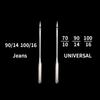 20pcs Sewing Machine Needles Jeans Universal Regular Point Sewing Needles Ball Point Head for Home Sewing Machine Supplies