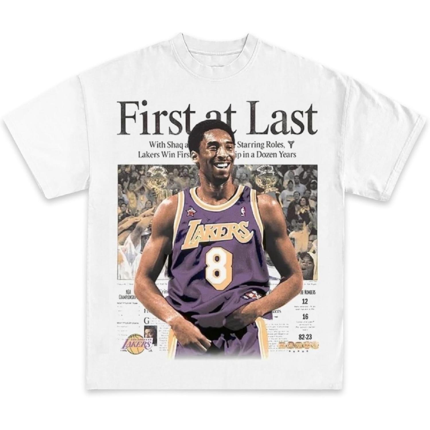 

The Best Kobe Graphic Tees in The Industry _ Premium Quality Heavyweight Basketball Streetwear T-Shirts XXXXXL білий