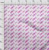 oneOone Cotton Poplin Fuschia Pink Fabric Writing Love Dress Material Fabric Print Fabric By The Yard 42 Inch