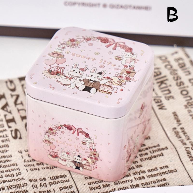 

Коробка для конфет с рисунком медведя-кролика, хорошо запечатывающая винтажные пасхальные формочки для печенья