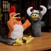 Einhorn Hahn Handpuppe Plüschtier für Kindertheater