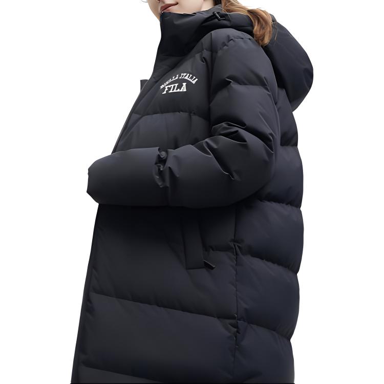 New FILA ORIGINALE Down Jacket Unisex Black F51U349902B-BK