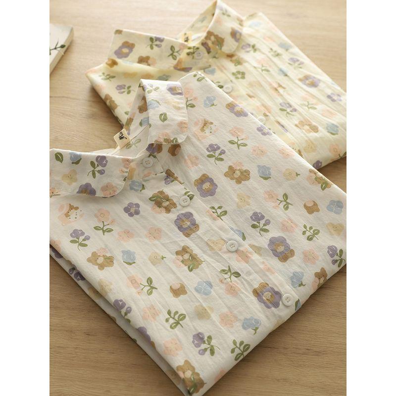 

Цветочная Летняя Свободная Повседневная Хлопковая Футболка с Коротким Рукавом Beige Dot M 40.00 kg-52.50 kg