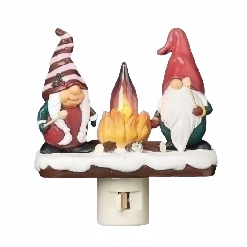 

New Santa Claus Night Lights Christmas Decoration Led US/EU Plug Bedroom Indoor Wall Lamp Christmas Festive Party Decorate Gifts US