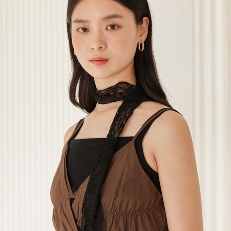 

ISABEY [25 New Arrivals] Flower Lace Muffler (VKAFE2041) IV (Ivory)