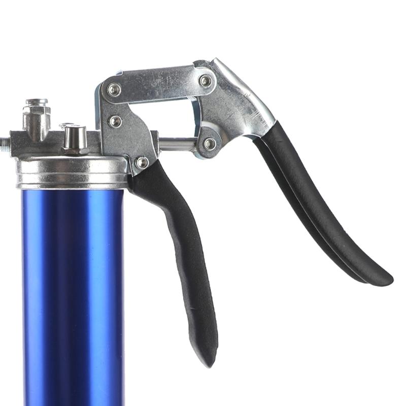 Heavy Duty Grip Grease Guns Aluminum Mini Grease Guns Kit Handheld Grease Filling Tool with Reinforced Hose for Car