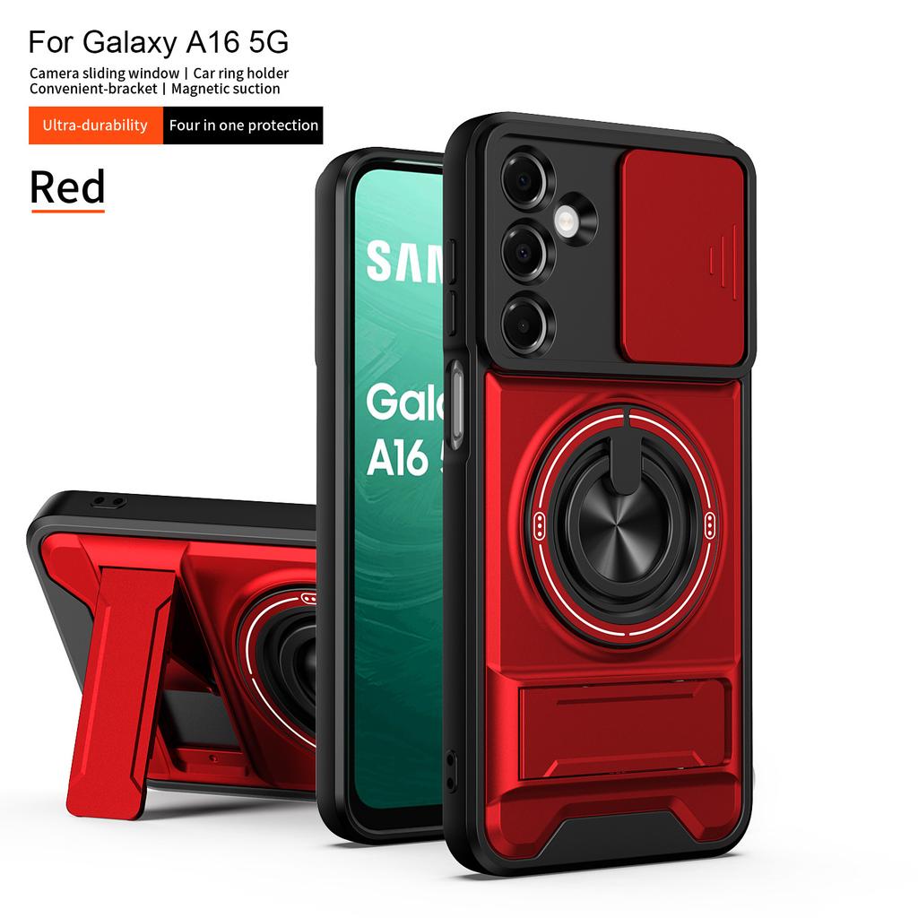 Applicable to Samsung A57 Shunjia mobile phone case A37 push window A17 bracket A07 anti-drop A56/A36 protective case A26