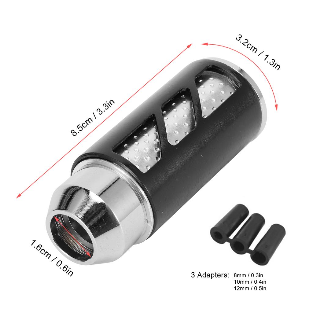 Gear      Knob Headball Aluminum Alloy with 3 Adapt S for Car