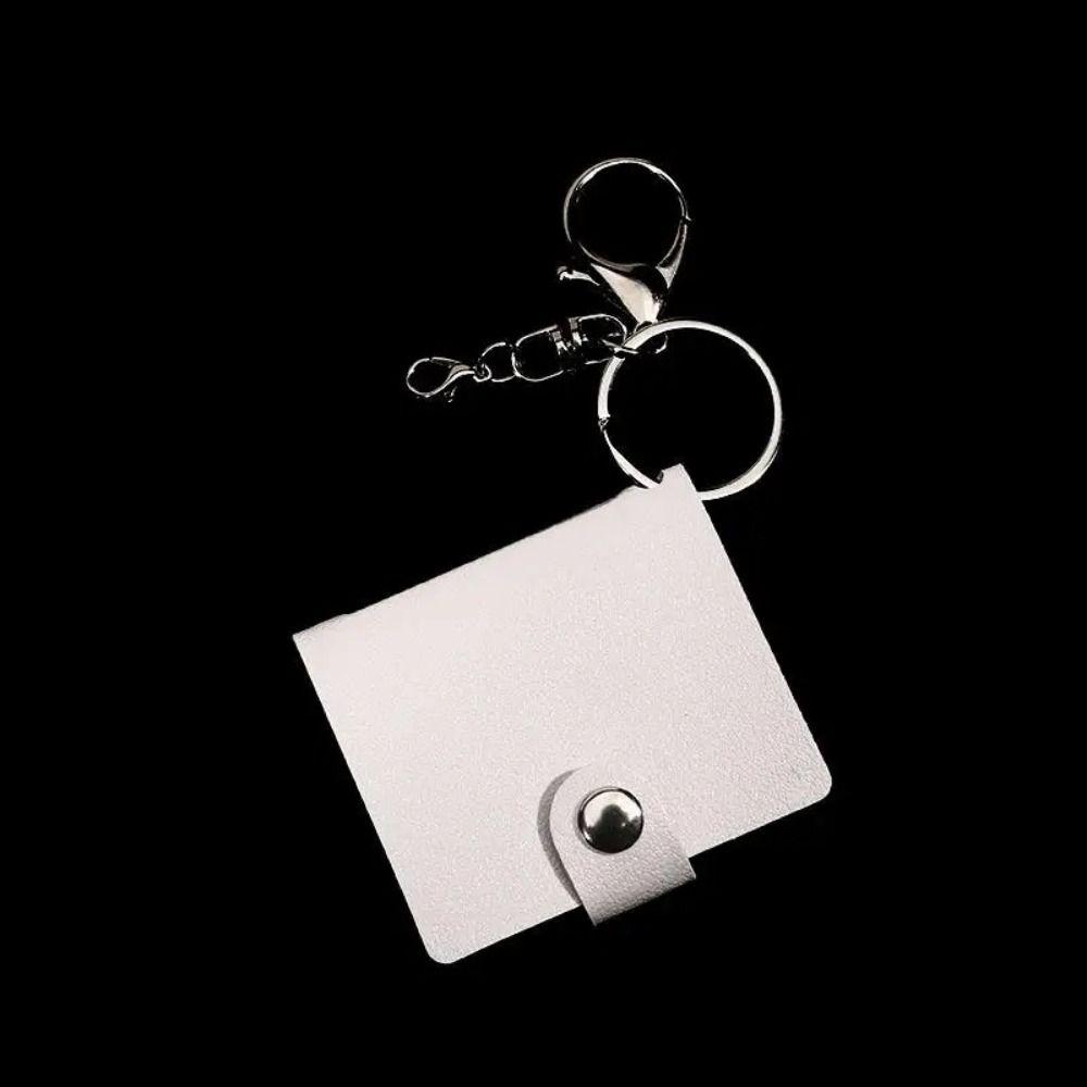DIY Wallet Mini Photo Album 2 Inch Photo Card Holder PVC Photo Album Keychain Jewelry Gift