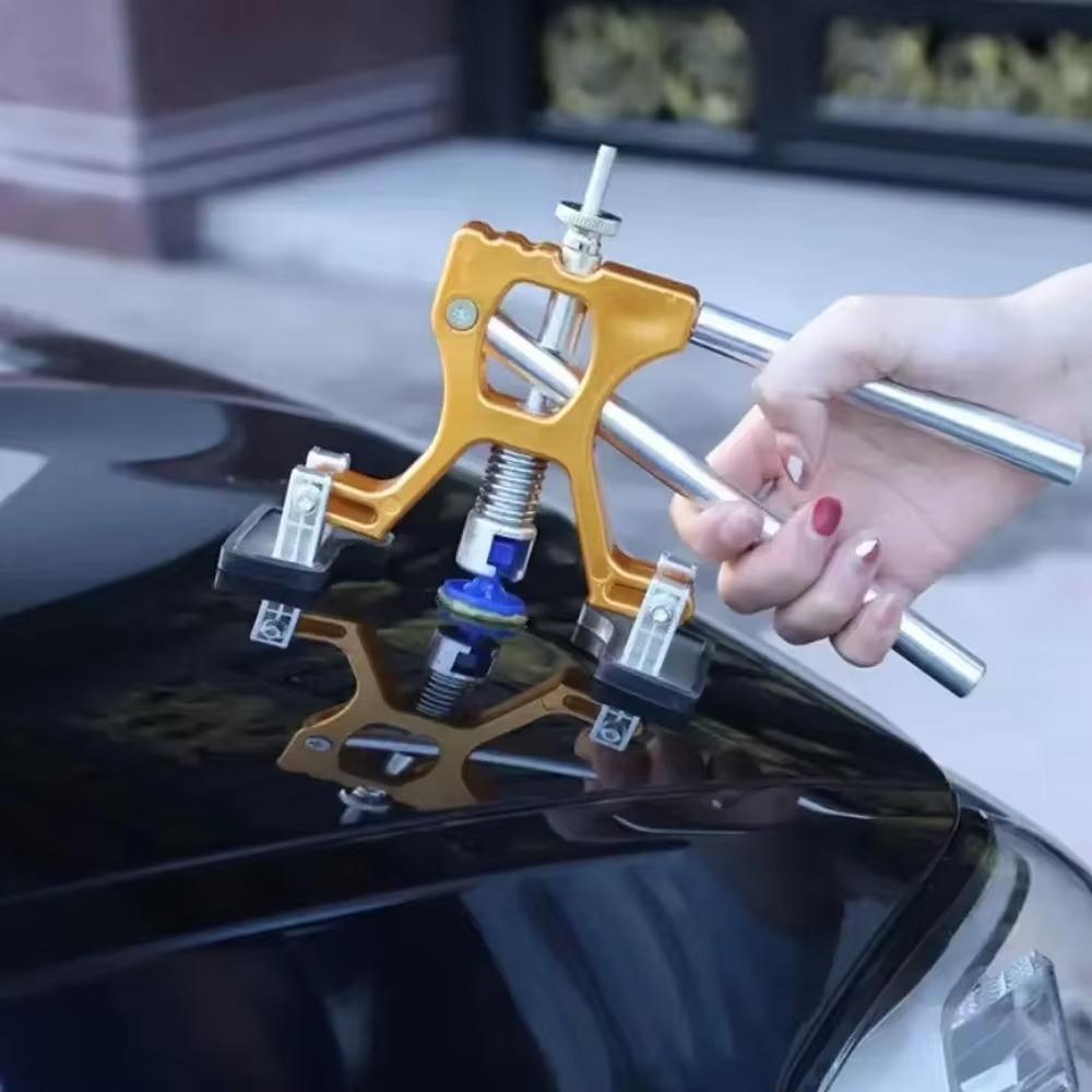 New Adjustable Width Golden Lifter Dent Puller Kit Auto Paintless Body Dent Removal Remover Dent Puller for Cars