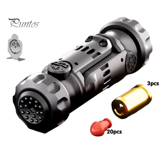 

Металлический слайдер-игрушка для снятия стресса, трещотка, спиннер, портативный пулевой шутер, пусковая установка для детей, подростков, взрослых, сенсорная игрушка для снятия стресса с гироскопом чёрный