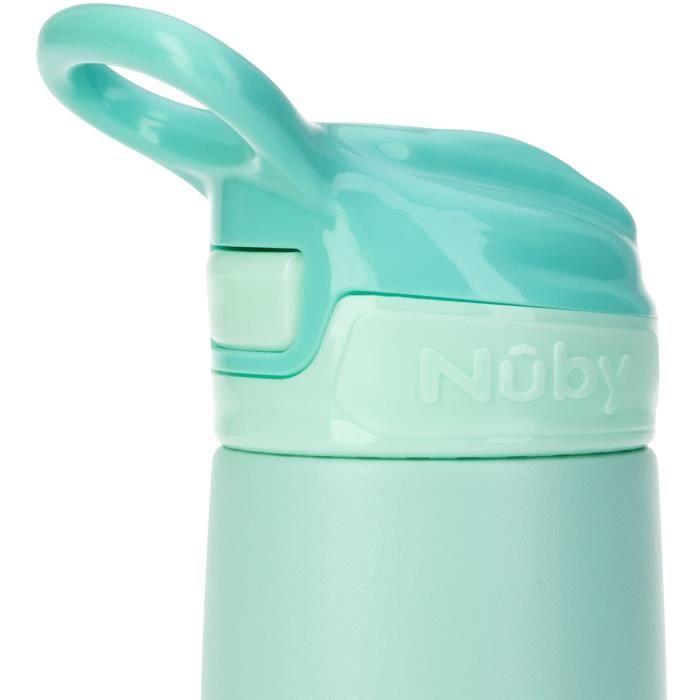 Gourde isotherme - NUBY - 300 ml - Acier inocydable - Turquoise