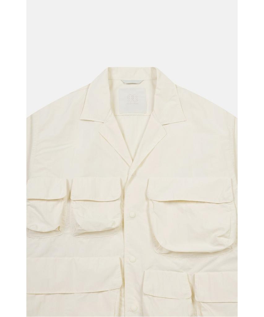 Kolon Sport [Atelier Line] Men'S Multi-Pocket Work Shirt 6Mjjs26501Cre