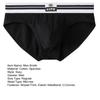 Men Briefs Mid-rise Elastic Waistband Breathable Color Matching Slim Fit Underwear with 3D Pouch Design Daily Wear