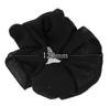 Bijinkami KOEIDO Simple Black In Formal Wear Scrunchie, (Made Japan)