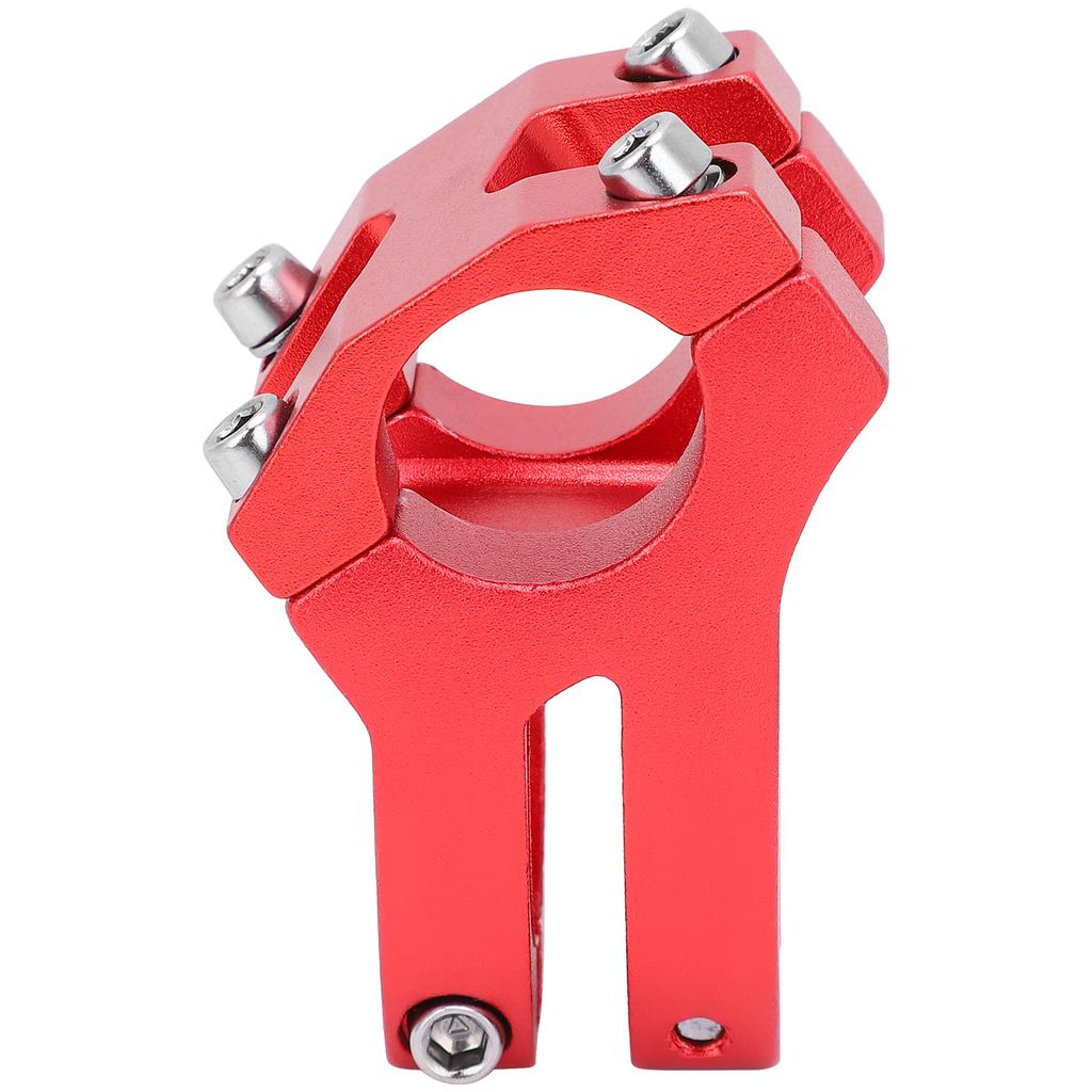 LUNJE 25.4x35MM Bike Handlebar Short Stem Riser Aluminum Alloy Bicycle Hollow StemRed