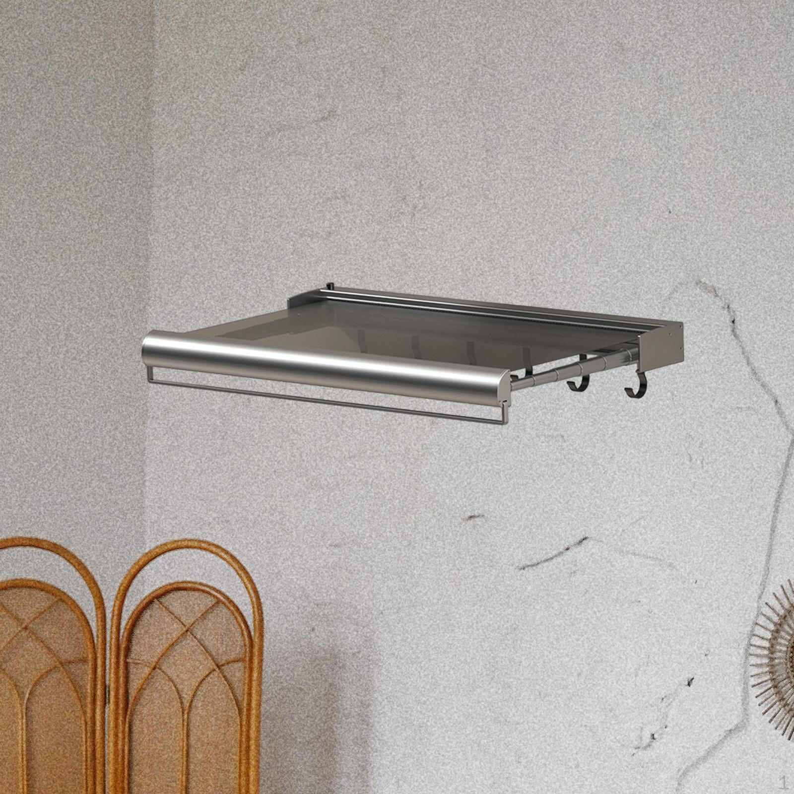 

Навесная сушилка, Полки для душа с крючками, Вешалка для полотенец для ванной комнаты дома, With hanging rod