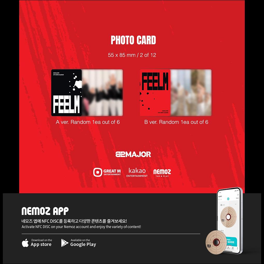 [Pre-order] 82MAJOR [FEELM] KEYRING Ver. / 5TH MINI ALBUM + Free Gift