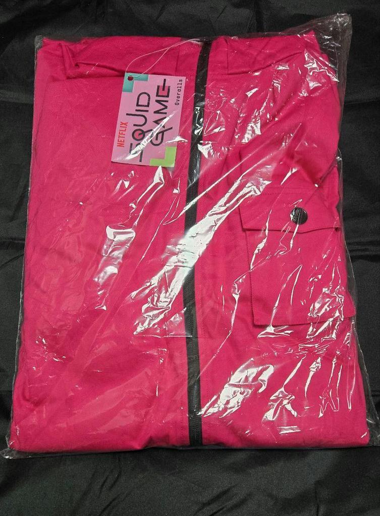 Squid Game Pink Guard Overalls L Size Ensky Limited Rare