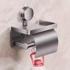 Punch-Free Toilet Tissue Box Suction Cup Bathroom Paper Holder  Kitchen