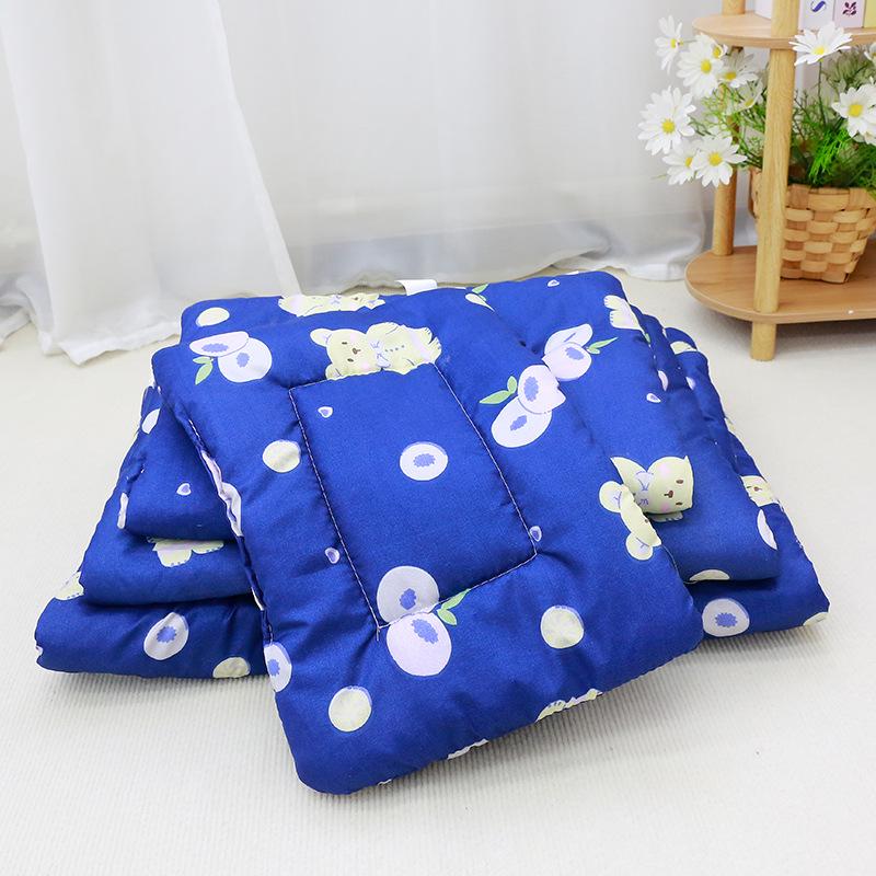 Washable Cotton Dog Bed Pad - Summer/Spring Cat Mattress for Air-Conditioned Rooms