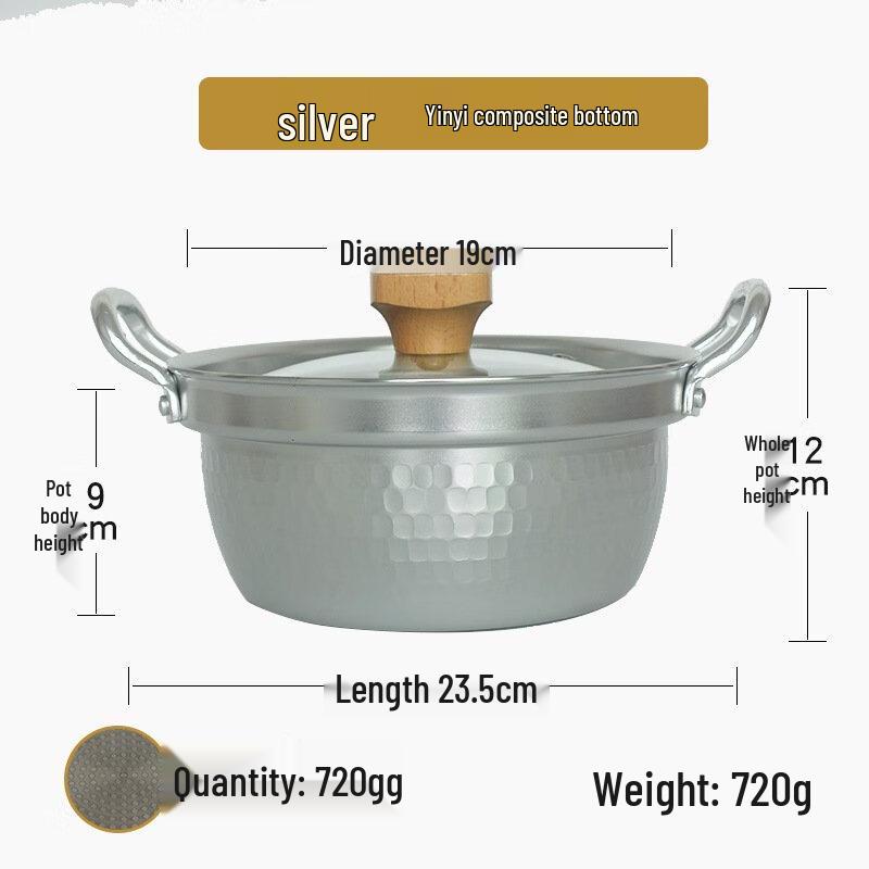 

ZISIZ 18cm Single-Serve Soup Pot