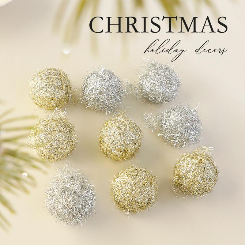 Tree Yarn Christmas Ball Ornaments For Tree Decoration Diy Craft Supplies Gift