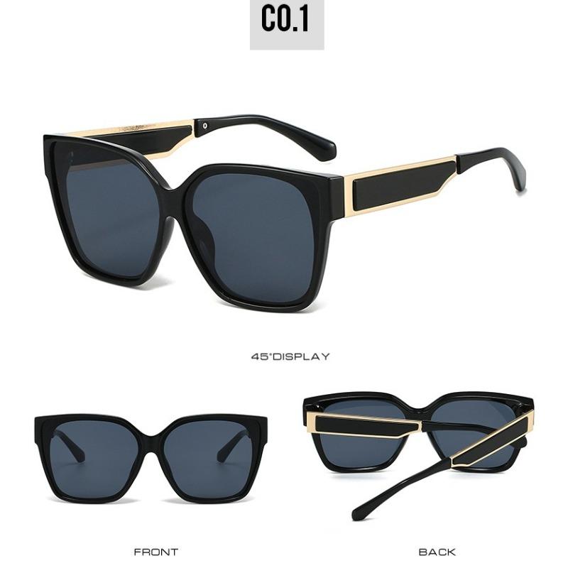 New Retro Square Black Sunglasses For Men Women Outdoor Protection Gradient Shades Uv400 Classic Trendy Driving Sun Glasses