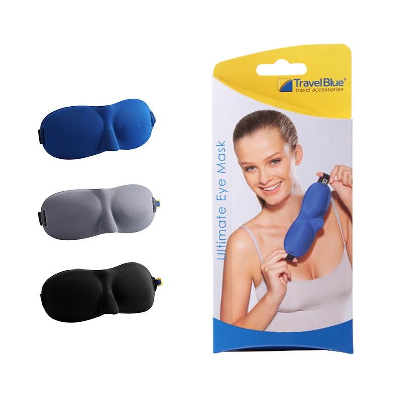 TRAVEL BLUE 3D Luxury Sleep Eye Mask One Size