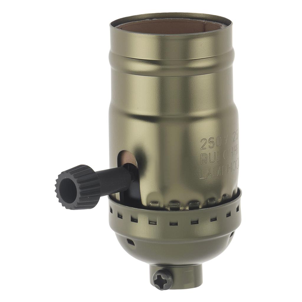 Vintage Retro Industrial Edison E26 E27 Pendant Lamp Socket Medium Base Ceiling Hanging DIY Lighting Project Knob Switch Secure Connection