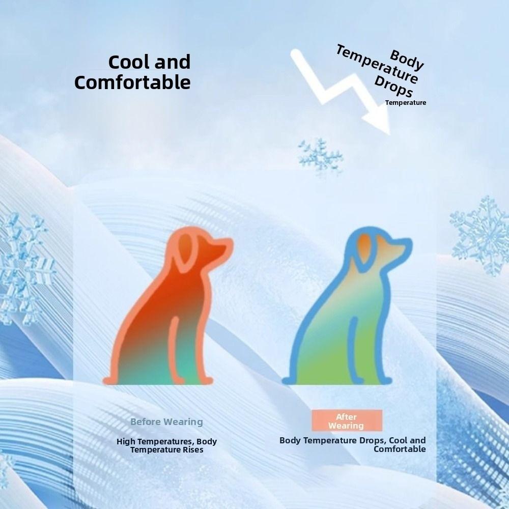 Thin Pet Sunscreen Clothes Sleeveless Cat Ice Silk Shirt Comfortable Dog Cooling Vest  Summer
