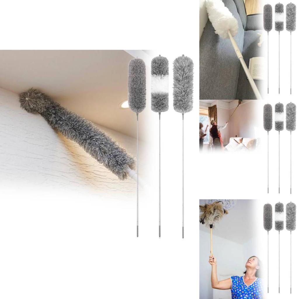 Premium 2.8 Meter Extendable Dusting Duster For Efficient Household Cleaning And Dust Removal