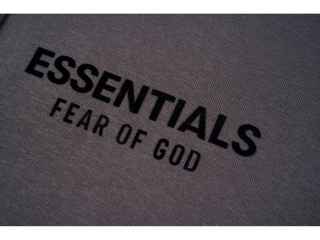 FOG Essentials Unisex Long Sleeve Printed Hoodie - 350g Cotton Fabric