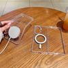 Original For Magsafe Magnetic Clear Case For Samsung Galaxy Z Fold 7 6 5 4 3 Z Flip 7 6 5 4 3 Wireless Charging Shockproof Cover