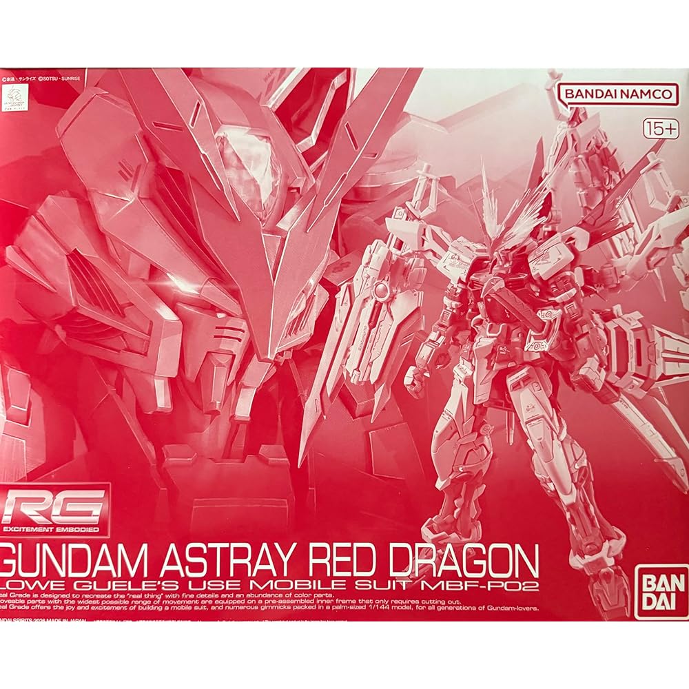 Bandai Spirits RG Gundam Astray Red Dragon 1/144 Scale Color-Coded Plastic Model Kit