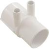 WATERWAY PLASTICS 672-4910 Sp Manifold 2 Inch Spg X 2 Inch S 2 Port 3/4 Inch Sb